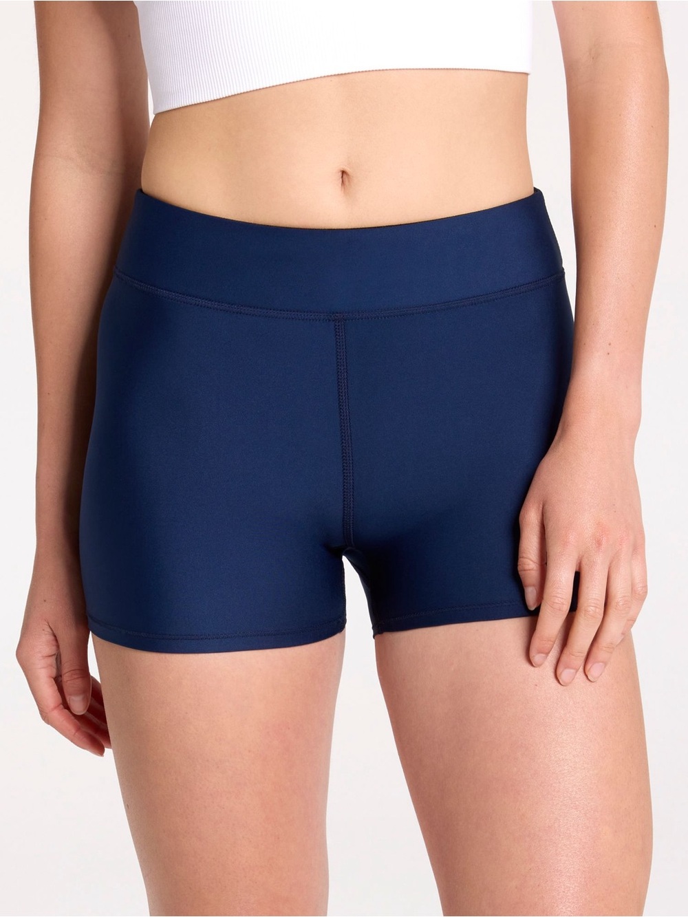 DSG Navy Bike Shorts with Wide Waistband
